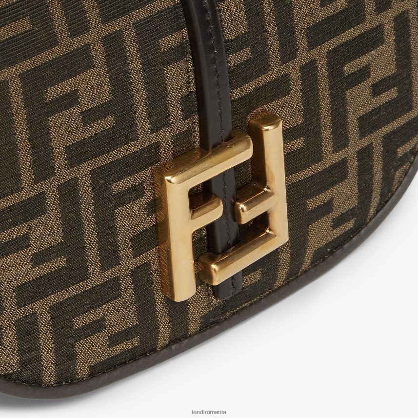 ff geantă din material jacquard maro Fendi femei accesorii 86084L519