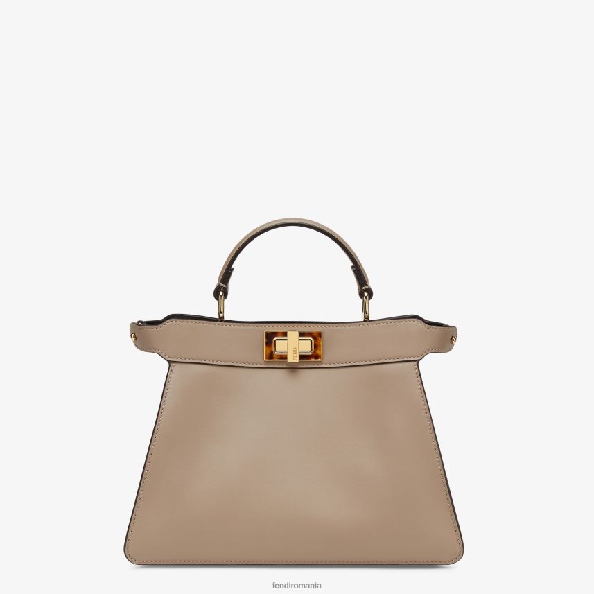 geantă din piele de porumbel bej Fendi femei accesorii 86084L609