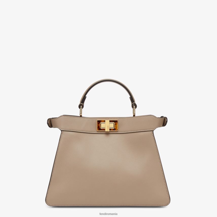 geantă din piele de porumbel bej Fendi femei accesorii 86084L609