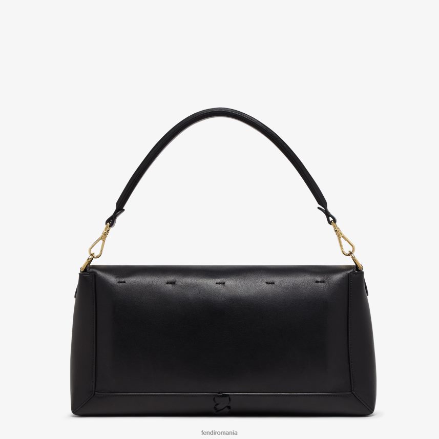 geantă din piele nappa cu filet asortat negru Fendi femei accesorii 86084L563