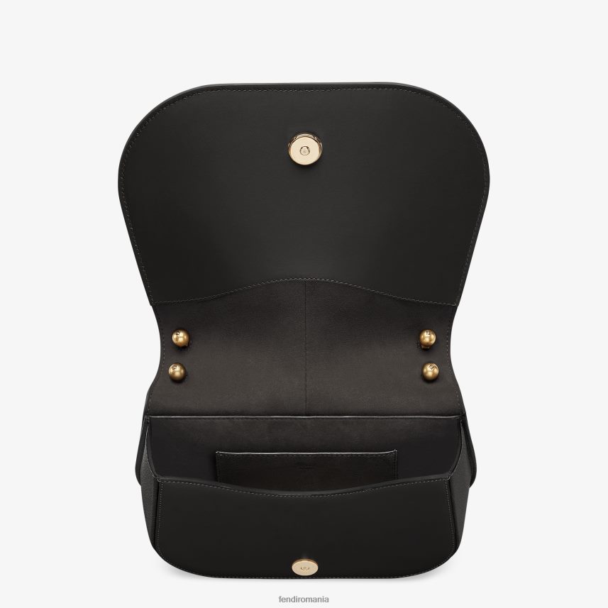 geantă din piele netedă și floră negru Fendi femei accesorii 86084L520