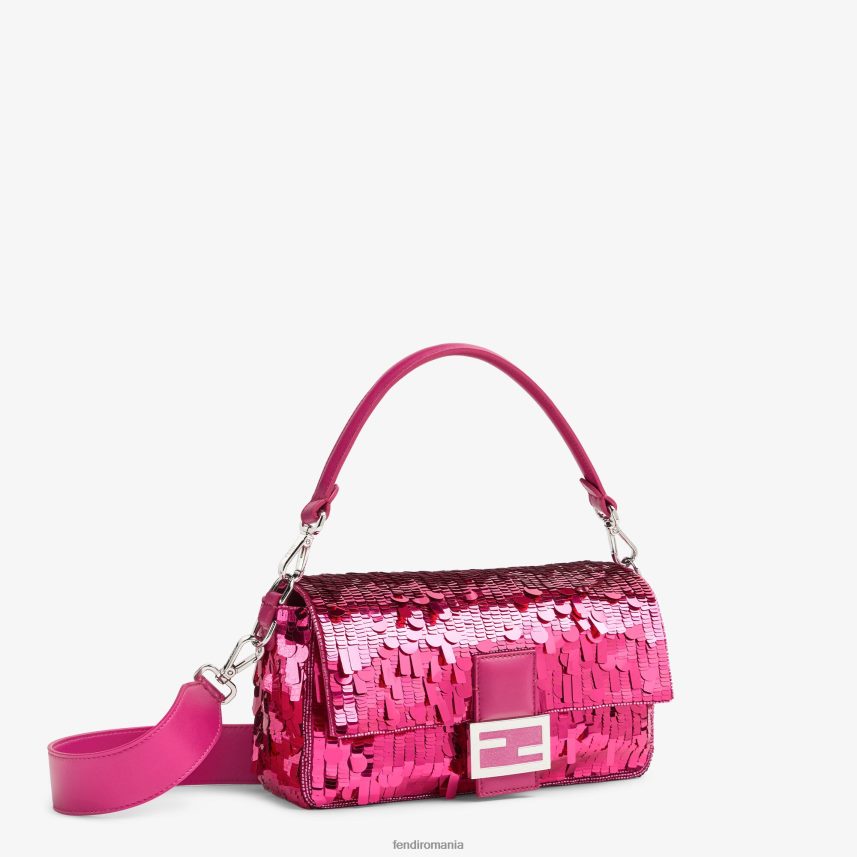 geantă fucsia cu paiete roz Fendi femei accesorii 86084L518