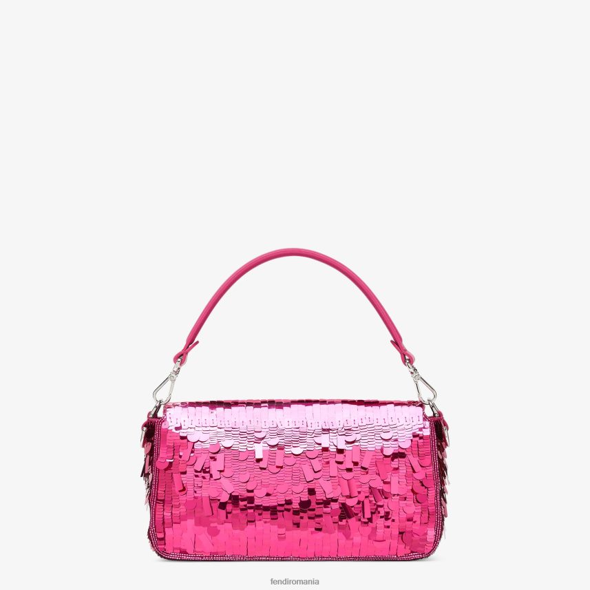 geantă fucsia cu paiete roz Fendi femei accesorii 86084L518
