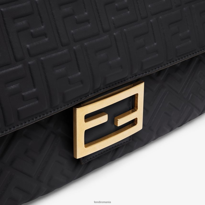 geantă mare din piele nappa cu lanț de baghete negru Fendi femei accesorii 86084L911