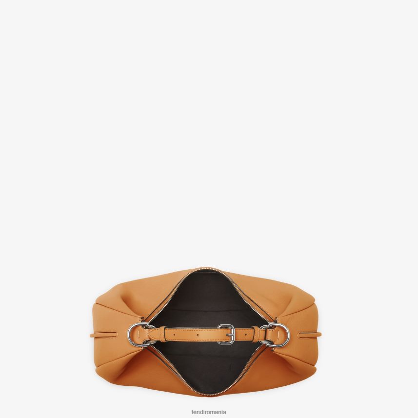 geantă medie din piele gri maro Fendi femei accesorii 86084L529