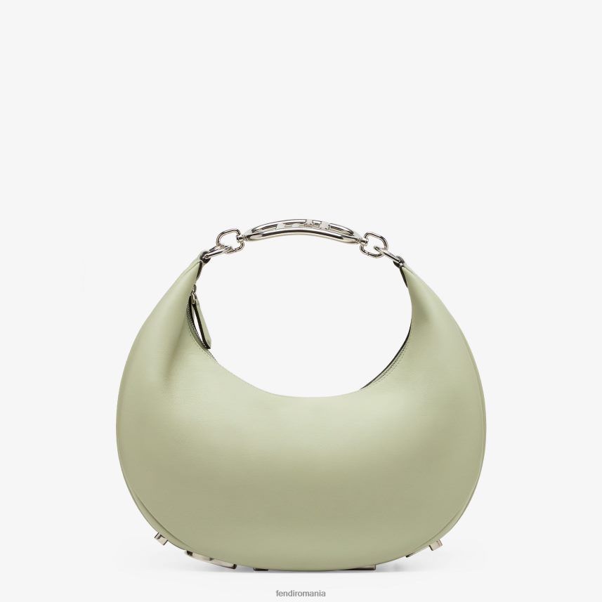 geantă medie din piele gri verde Fendi femei accesorii 86084L715