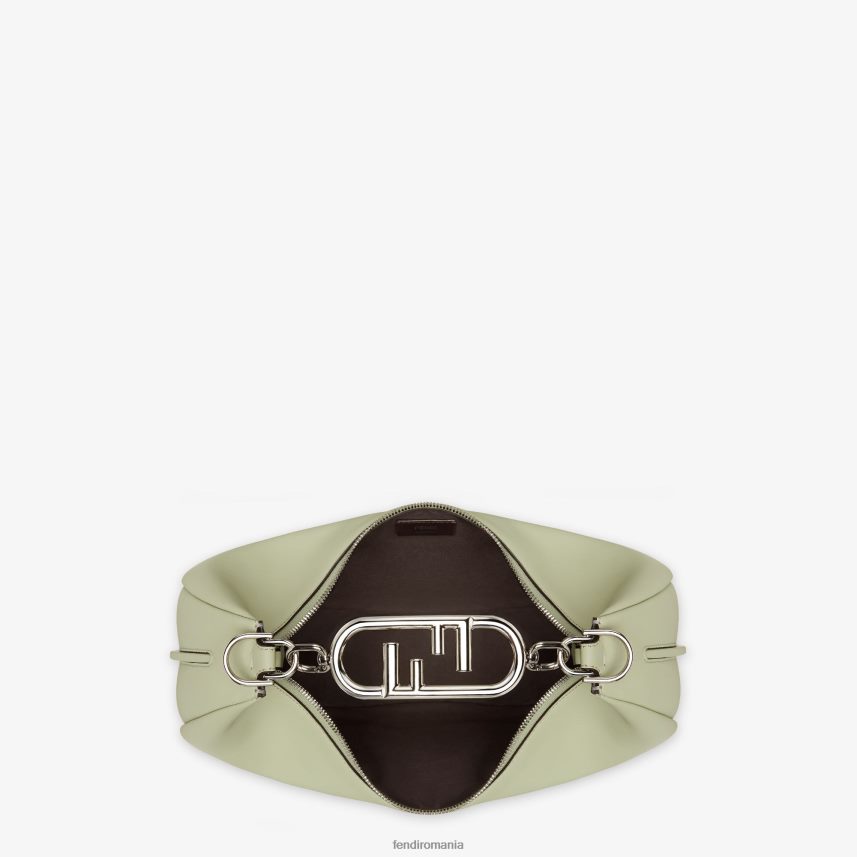 geantă medie din piele gri verde Fendi femei accesorii 86084L715