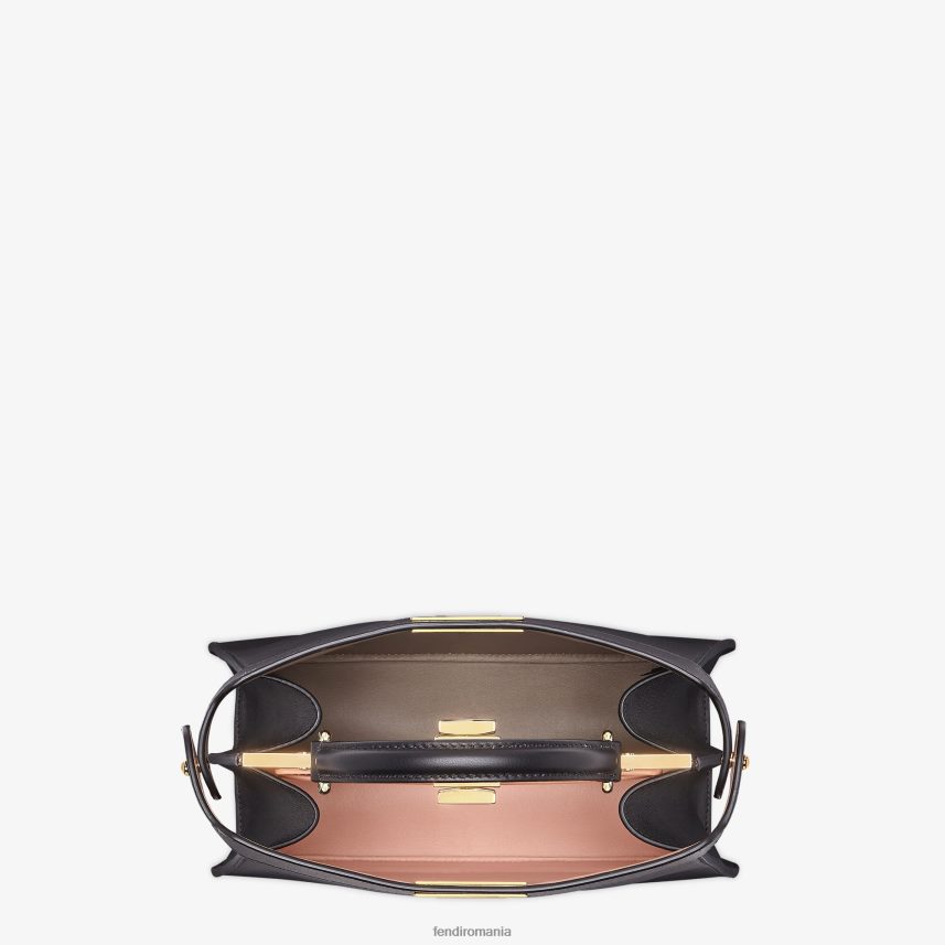 geantă mică din piele peekaboo iseeu negru Fendi femei accesorii 86084L606