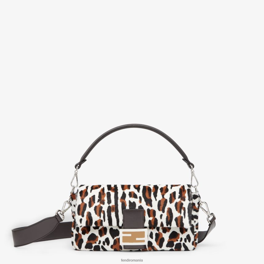 geantă reeditare din piele de oaie cu imprimeu animal multicolor Fendi femei accesorii 86084L796