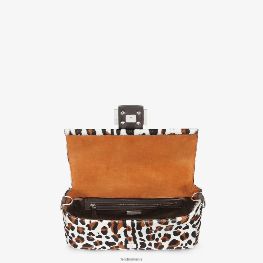 geantă reeditare din piele de oaie cu imprimeu animal multicolor Fendi femei accesorii 86084L796