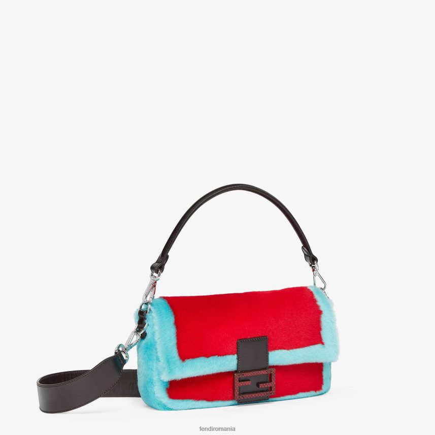 geantă reeditare și piele de oaie multicolor Fendi femei accesorii 86084L787