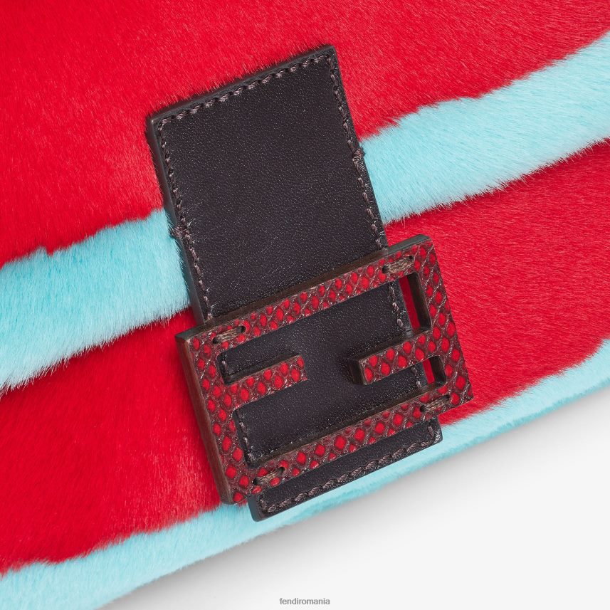 geantă reeditare și piele de oaie multicolor Fendi femei accesorii 86084L787