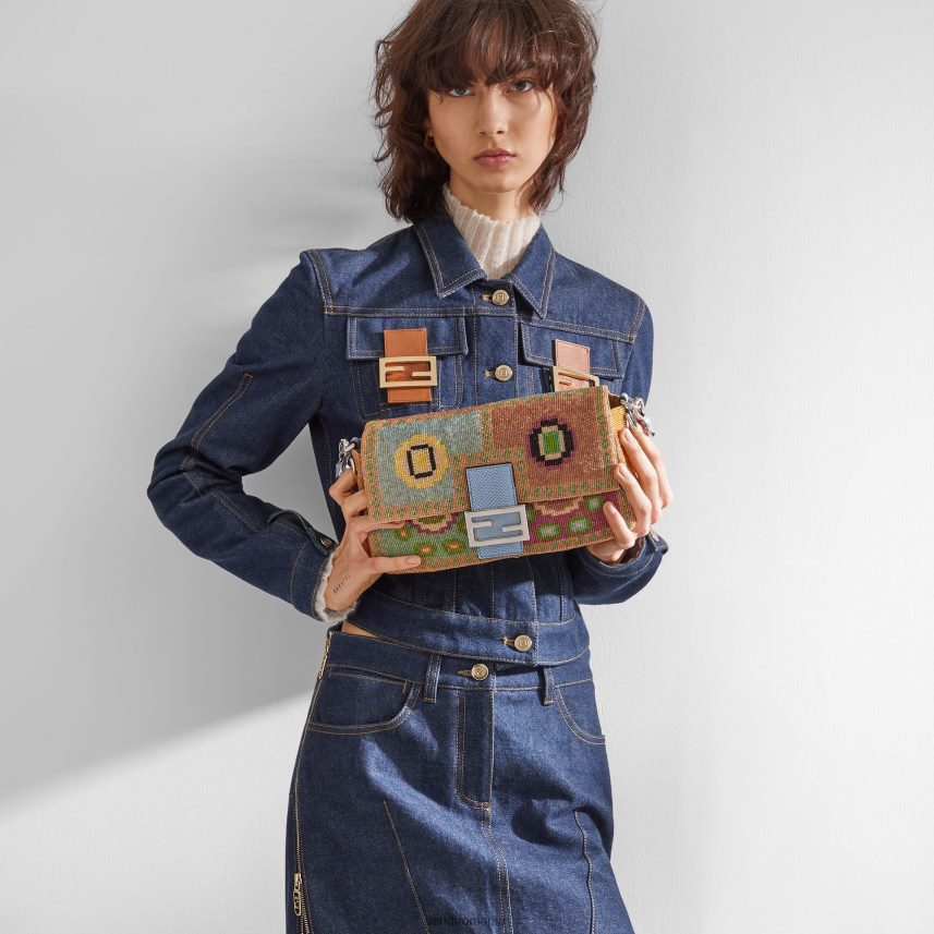 geantă reeditare în mai multe margele multicolor Fendi femei accesorii 86084L797
