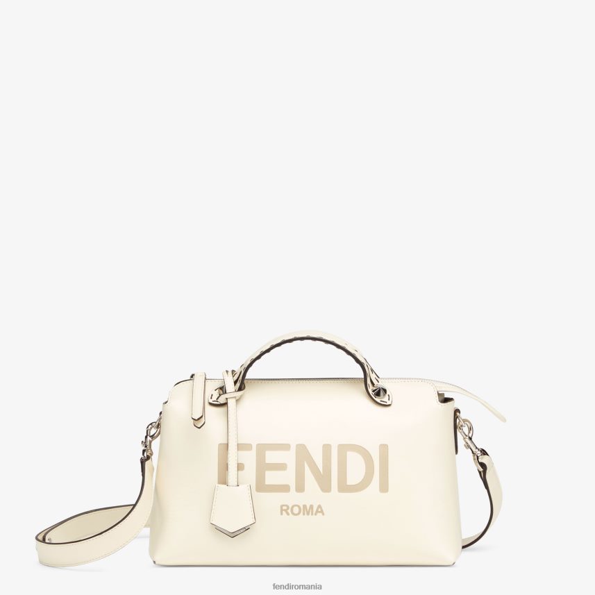 geanta boston din piele alb Fendi femei accesorii 86084L868