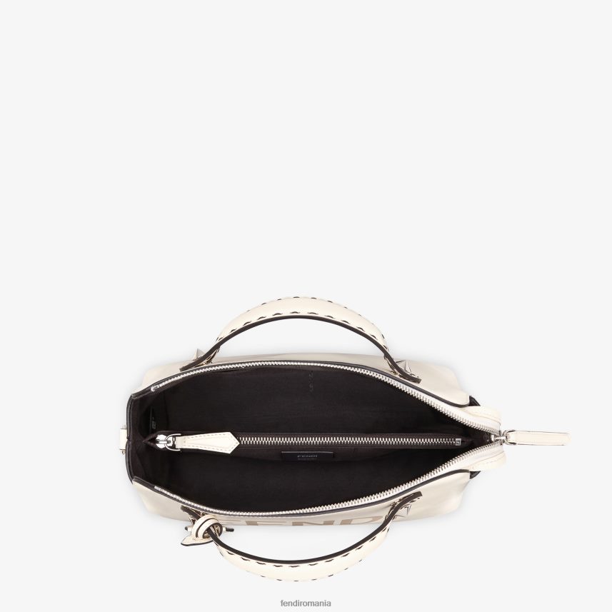 geanta boston din piele alb Fendi femei accesorii 86084L868