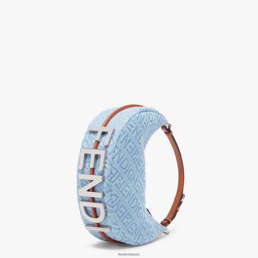 geanta de blugi albastru deschis Fendi femei accesorii 86084L637