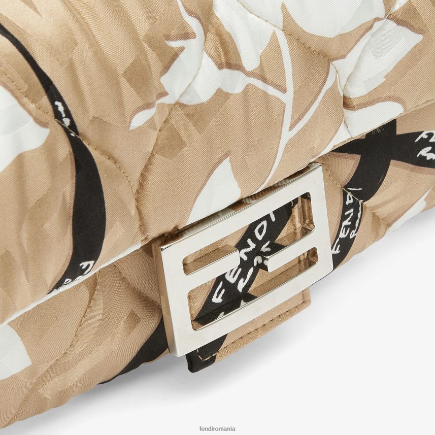 geanta de matase imprimata bej Fendi femei accesorii 86084L718