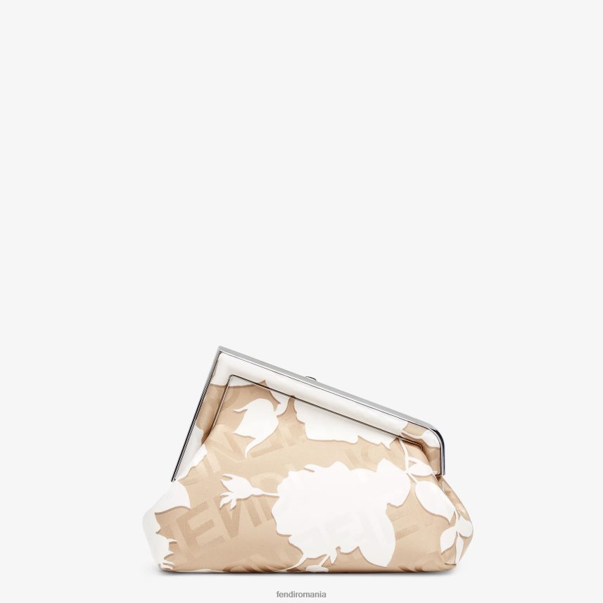 geanta de matase imprimata bej Fendi femei accesorii 86084L729