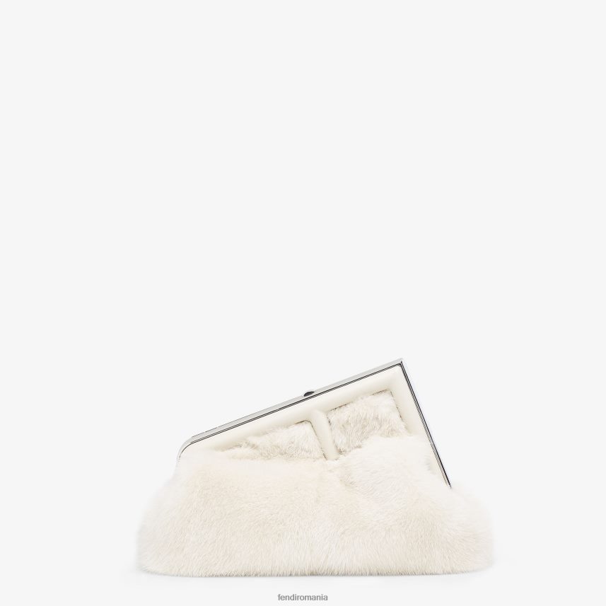 geanta de nurca alb Fendi femei accesorii 86084L738