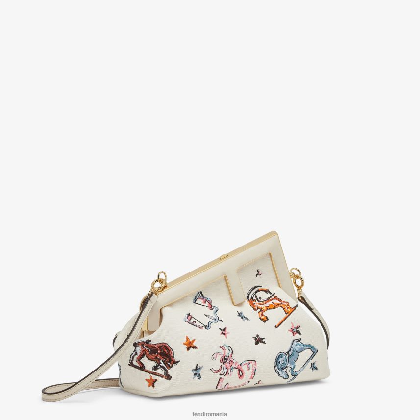 geanta de panza cu broderie astrologie multicolor Fendi femei accesorii 86084L633