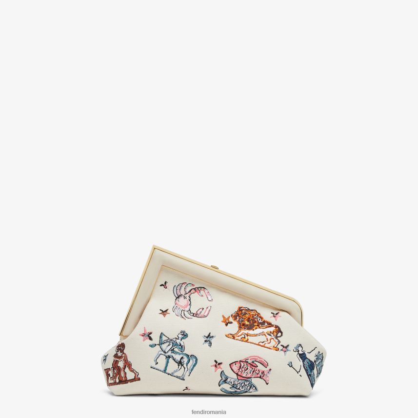 geanta de panza cu broderie astrologie multicolor Fendi femei accesorii 86084L633