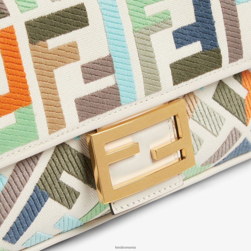 geanta de panza cu broderie ff multicolor Fendi femei accesorii 86084L593