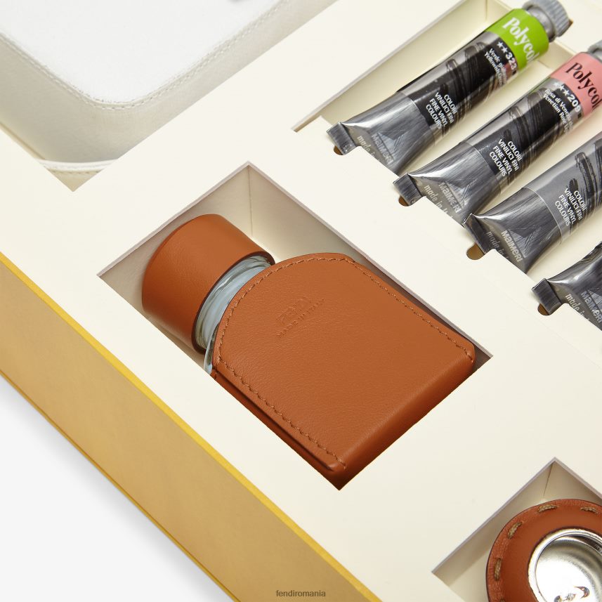 geanta de panza cu kit de pictura alb Fendi femei accesorii 86084L904