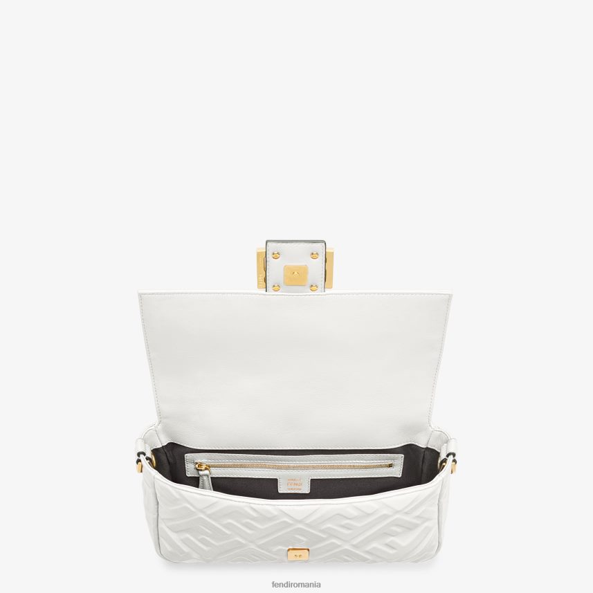 geanta din piele bagheta alb Fendi femei accesorii 86084L749