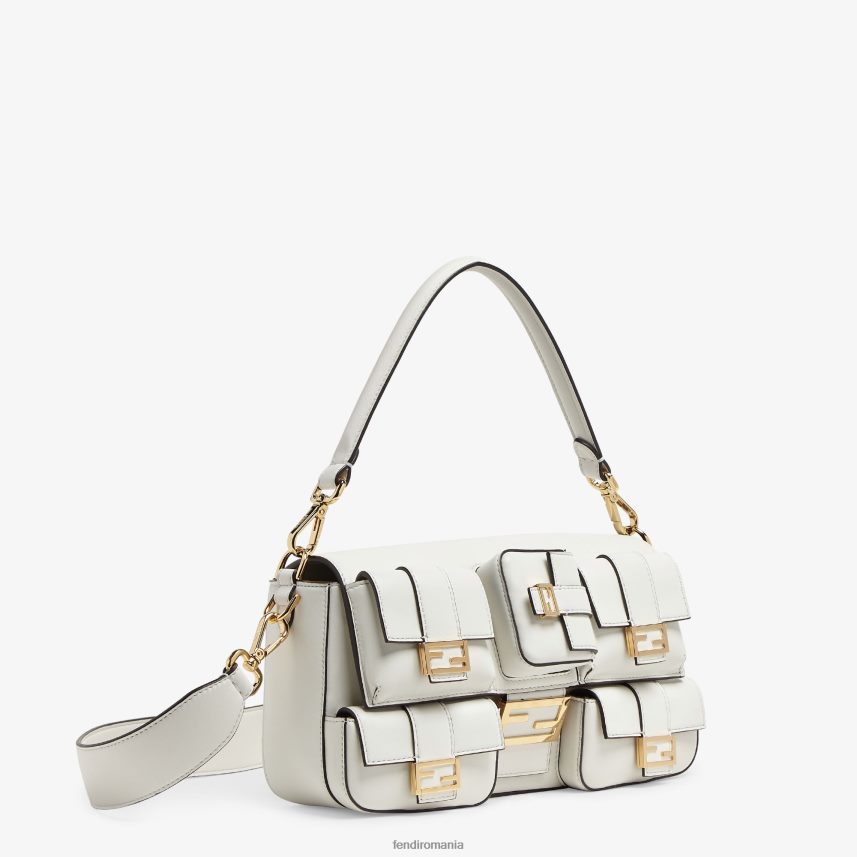 geanta din piele bagheta multibuzunare alb Fendi femei accesorii 86084L557