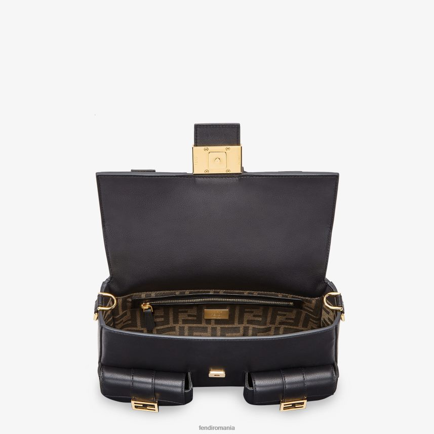 geanta din piele bagheta multibuzunare negru Fendi femei accesorii 86084L551