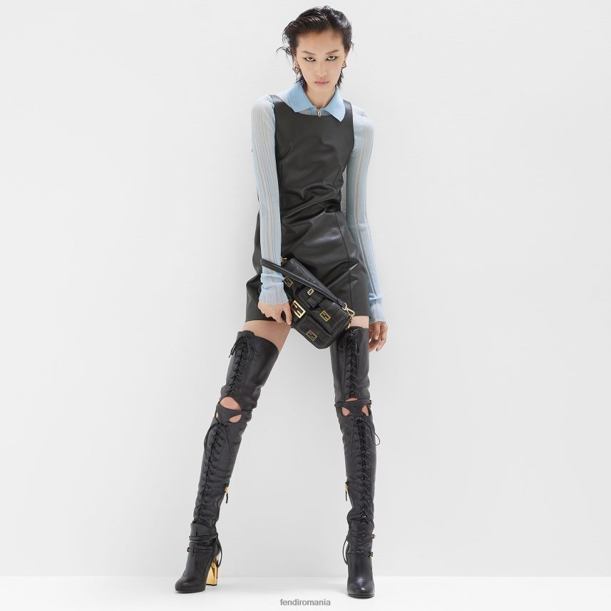 geanta din piele bagheta multibuzunare negru Fendi femei accesorii 86084L551