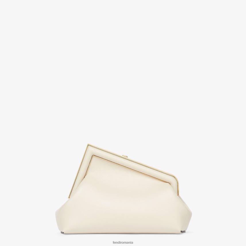 geanta din piele de camelie alb Fendi femei accesorii 86084L853