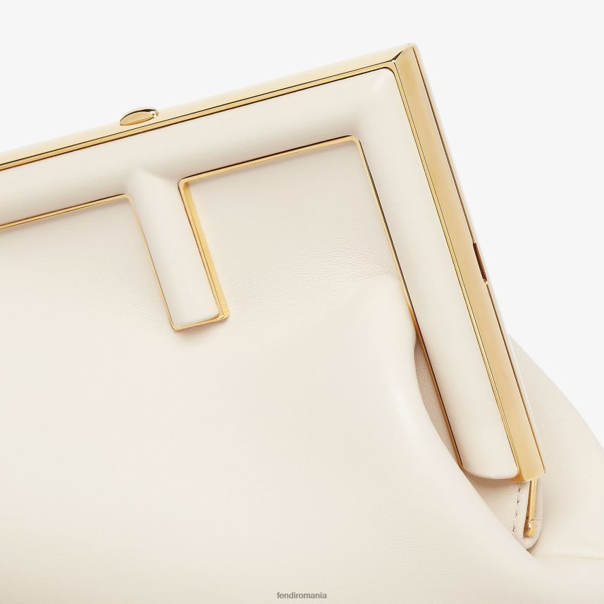 geanta din piele de camelie alb Fendi femei accesorii 86084L853