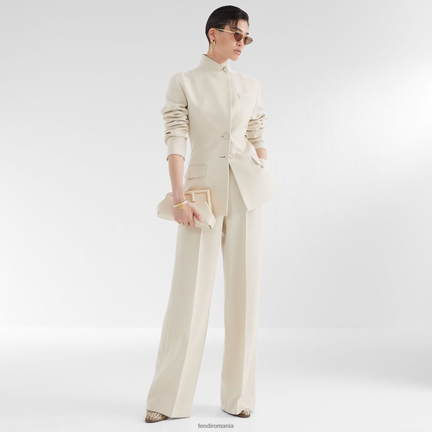 geanta din piele de camelie alb Fendi femei accesorii 86084L853