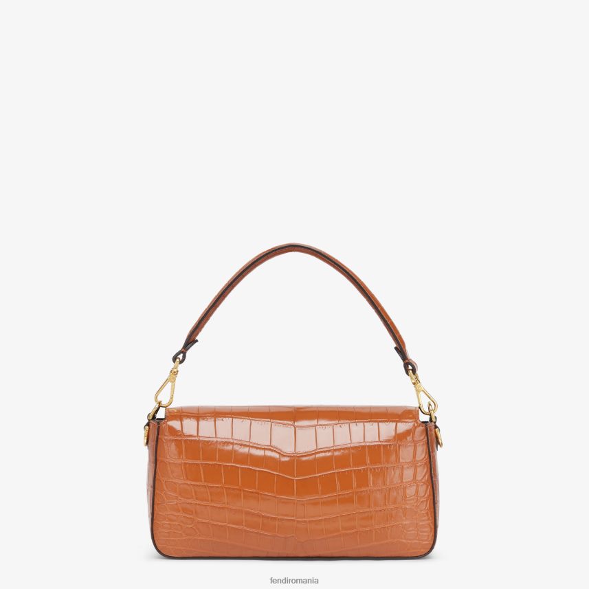 geanta din piele de crocodil maro Fendi femei accesorii 86084L667