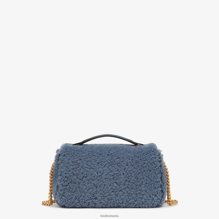 geanta din piele de oaie albastru Fendi femei accesorii 86084L746