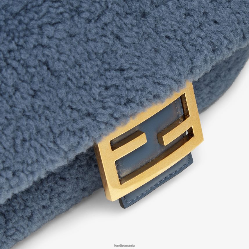 geanta din piele de oaie albastru Fendi femei accesorii 86084L746
