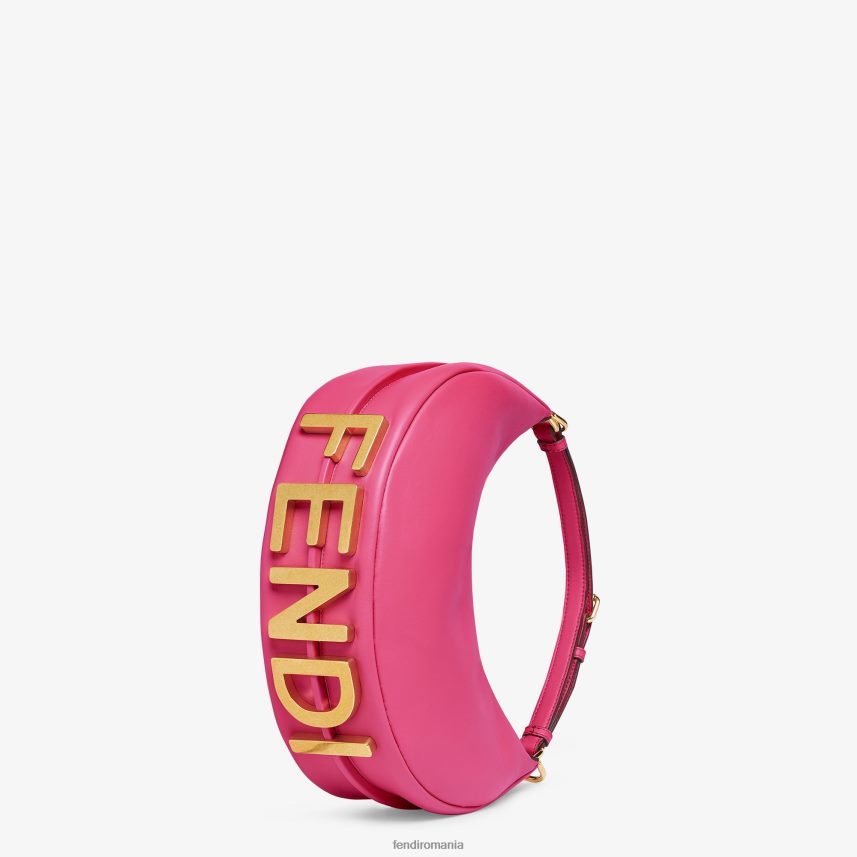 geanta din piele fucsia roz Fendi femei accesorii 86084L569