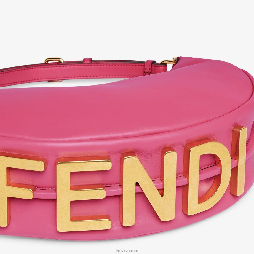 geanta din piele fucsia roz Fendi femei accesorii 86084L569
