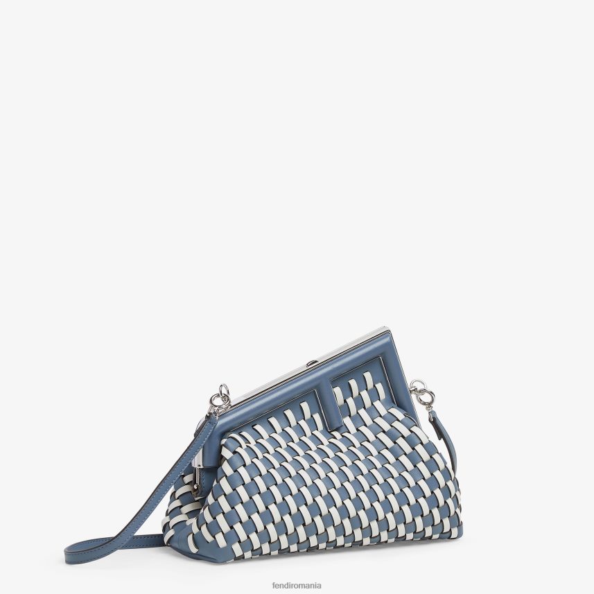 geanta din piele impletita multicolor Fendi femei accesorii 86084L685