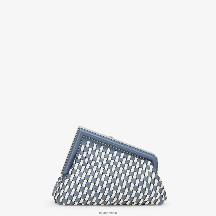 geanta din piele impletita multicolor Fendi femei accesorii 86084L685