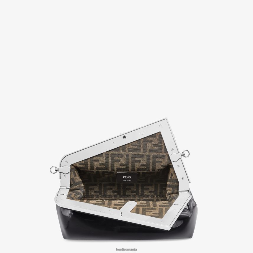 geanta din piele lacuita negru Fendi femei accesorii 86084L739