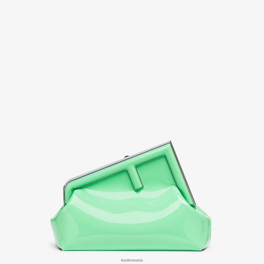 geanta din piele lacuita verde Fendi femei accesorii 86084L711