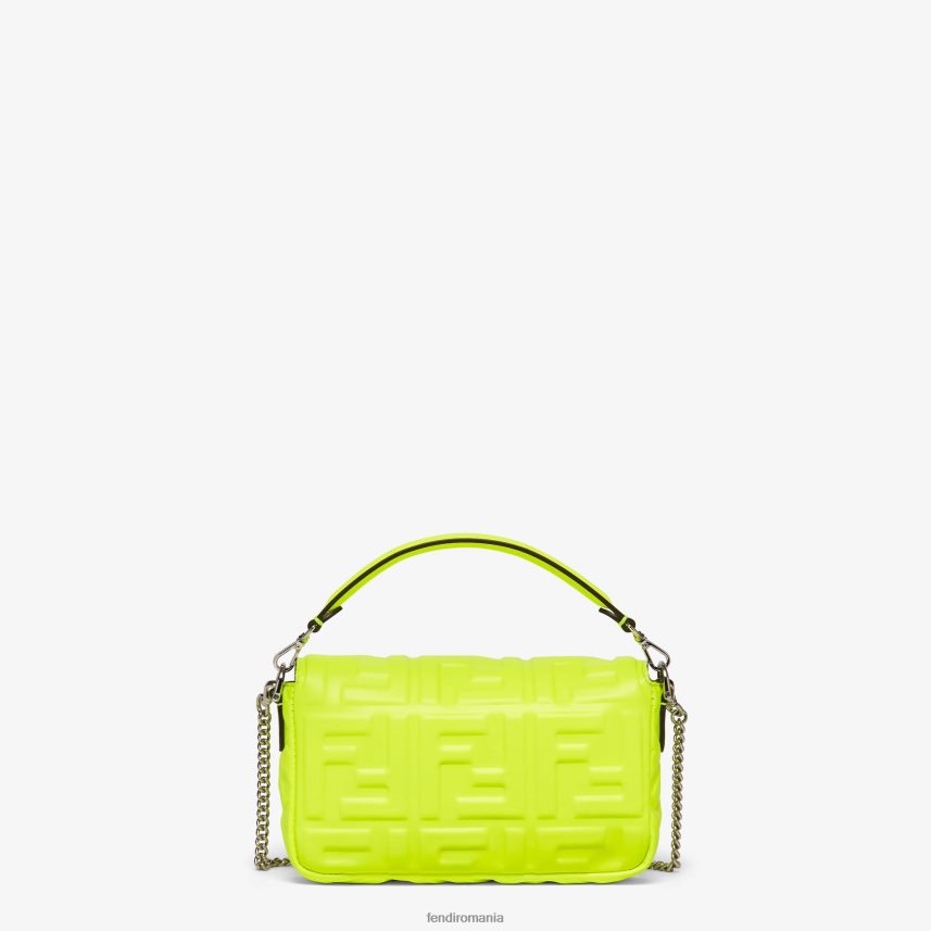 geanta din piele nappa neon galben Fendi femei accesorii 86084L664