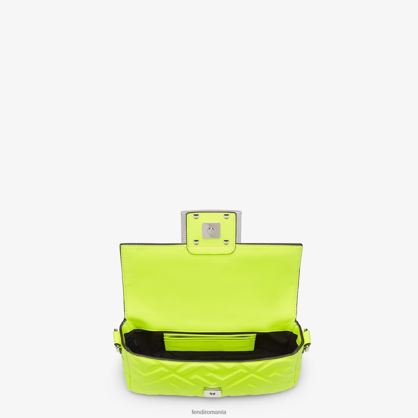 geanta din piele nappa neon galben Fendi femei accesorii 86084L664