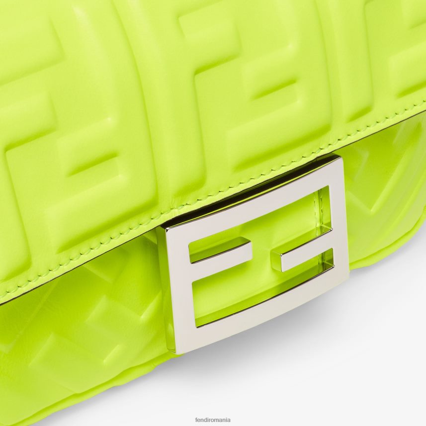 geanta din piele nappa neon galben Fendi femei accesorii 86084L664