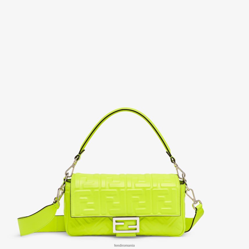 geanta din piele nappa neon galben Fendi femei accesorii 86084L665