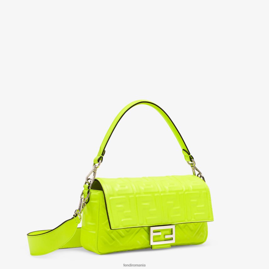geanta din piele nappa neon galben Fendi femei accesorii 86084L665