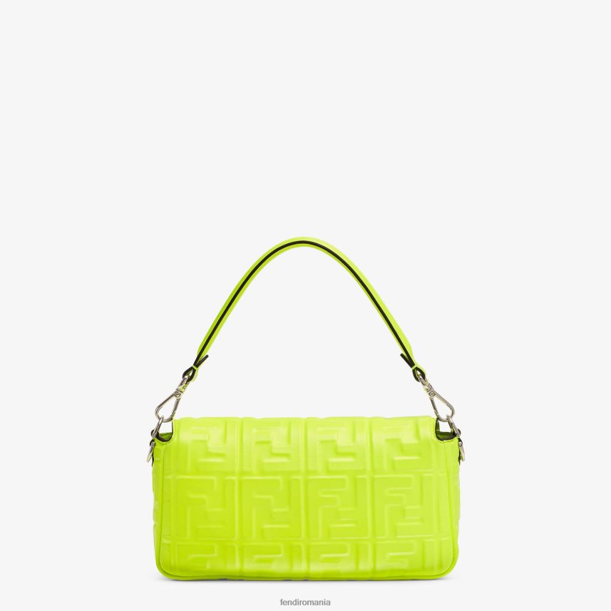 geanta din piele nappa neon galben Fendi femei accesorii 86084L665