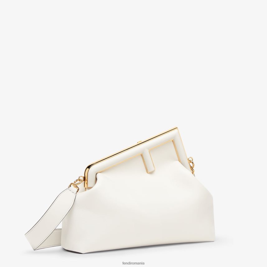 geanta medie din piele alb Fendi femei accesorii 86084L872